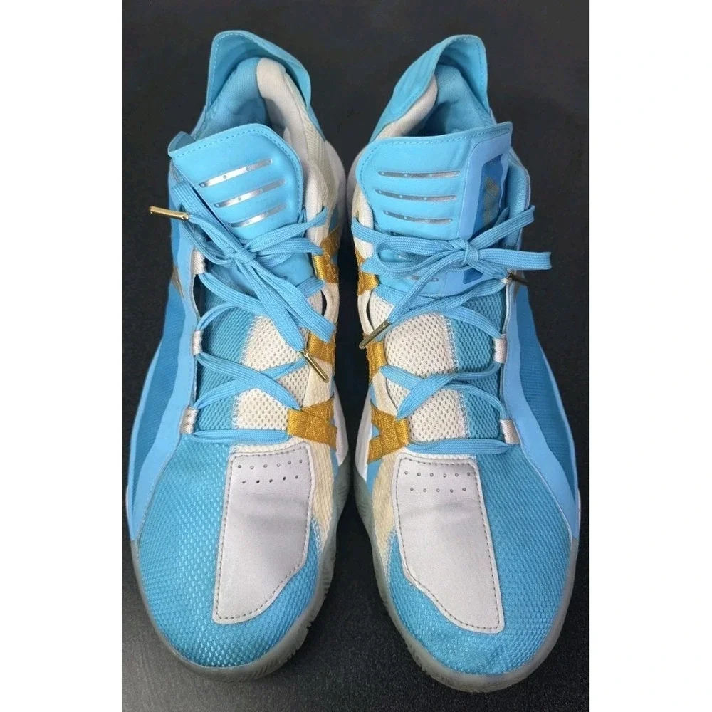 Adidas Dame 6 GCA Five Generals 2020 Men 14 FW3658 Blue Basketball Sneaker EUC‎